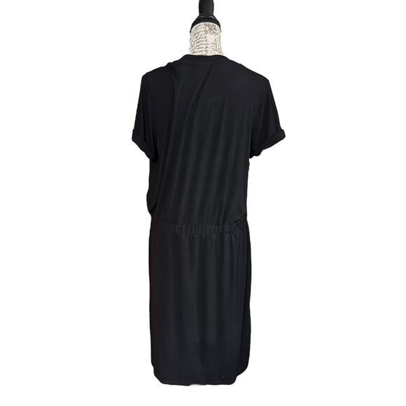 32 Degrees Cool Black Elastic Waist T Shirt Dress Size X-Large NWOT - Picture 2 of 4